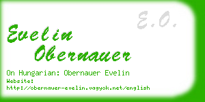 evelin obernauer business card